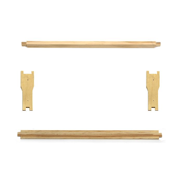 DNM Rahmen Halb mit Hoffmann-Seiten 2-fach waagerecht gelocht, Höhe 110mm in Teilen