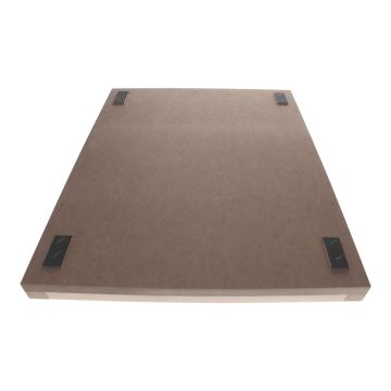 Zander Holzdeckel mit Brauner MDF Platte