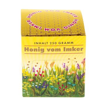 Geschenkkartons Blumenwiese für 1 x 250 g