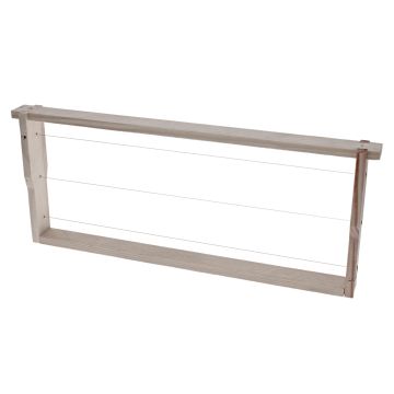 DNM Rahmen Flach mit Hoffmann Seiten waagerecht verdrahtet, Höhe 159mm