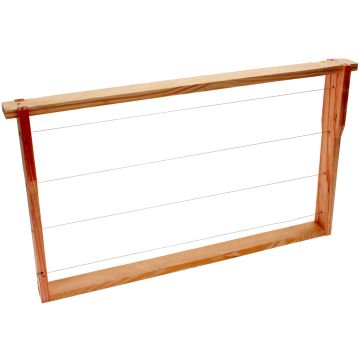 DNM Rahmen mit Hoffmann Seiten, waagerecht verdrahtet, Höhe 223mm