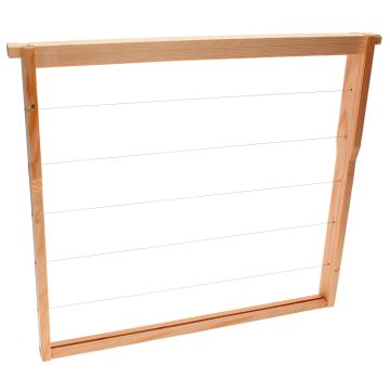 DNM Rahmen Anderthalb mit Hoffmann Seiten, waagerecht verdrahtet, Höhe 337mm