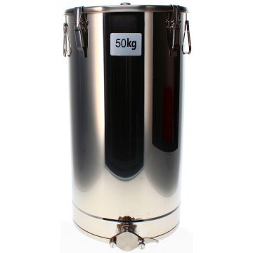 Abfüllkübel 50 kg aus Edelstahl