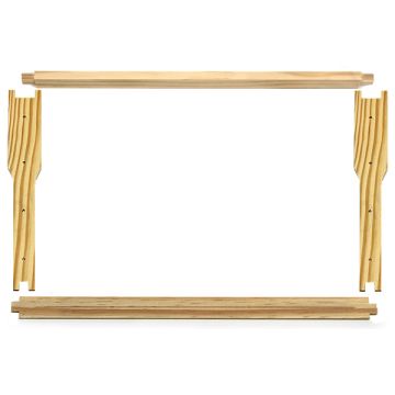 DNM Rahmen mit Hoffmann Seiten 4-fach waagerecht gelocht, Höhe 223 mm in Teilen