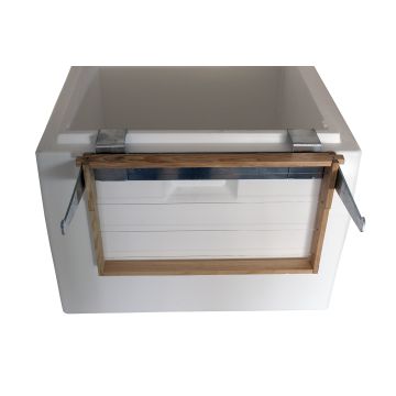 Segeberger Wabenhalter aus Aluminium für die Segeberger Zarge aus Styropor