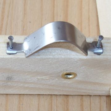Doppelspitz-Rundbügel 10 mm mit Befestigungslöchern