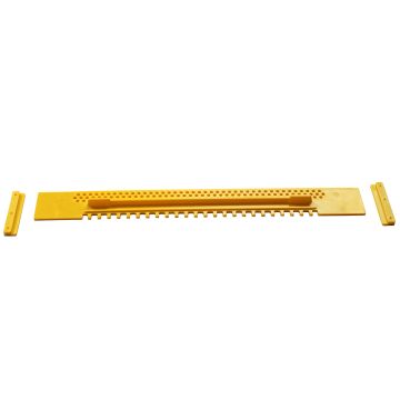 Fluglochschieber Gelb