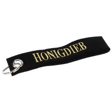 Schlüsselanhänger Filz Honigdieb SCHWARZ