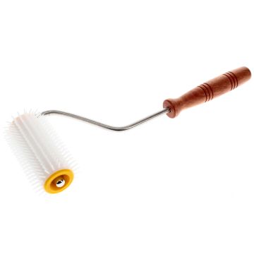 Kleine Honig-Lösrolle mit Holzgriff