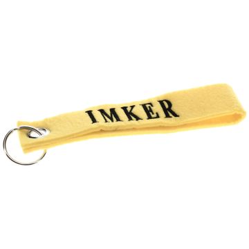 Schlüsselanhänger Filz Imker GELB