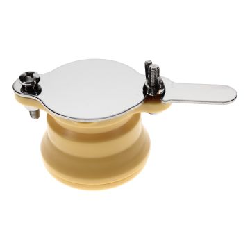 Kunststoff Quetschhahn Profi mit Edelstahl Frontplatte