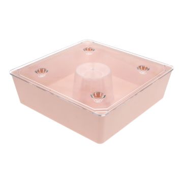 Futtertrog 1 Liter quadratisch, flach