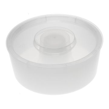 Plastik Futtertrog nach Nicot 2 Liter rund