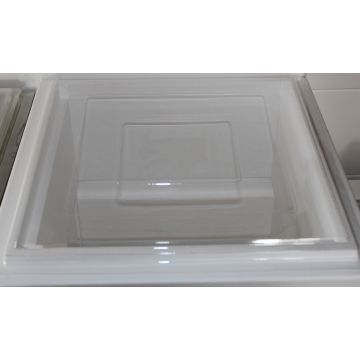 Abdeckhaube aus Kunststoff für die Segeberger Zarge aus Styropor