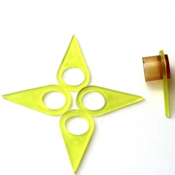 Weiselspitzhalter neongelb  verpackt zu 10 Stück