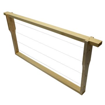 Zander Rahmen mit Hoffmann-Seiten waagerecht verdrahtet, Höhe 220mm